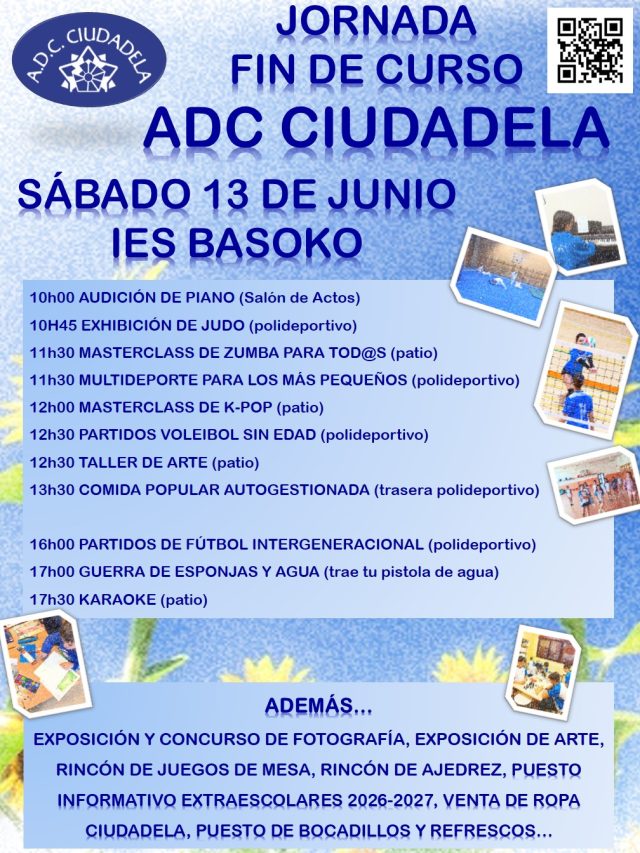 FIESTA ADC CIUDADELA- 13 DE JUNIO ¡TE ESPERAMOS!